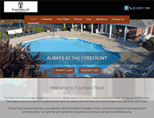 Tablet Screenshot of myplacefountainplace.com